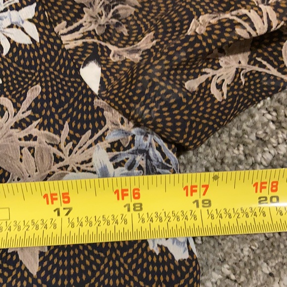 Lush Floral V-Neck Long Sleeve Blouse - Picture 6 of 9